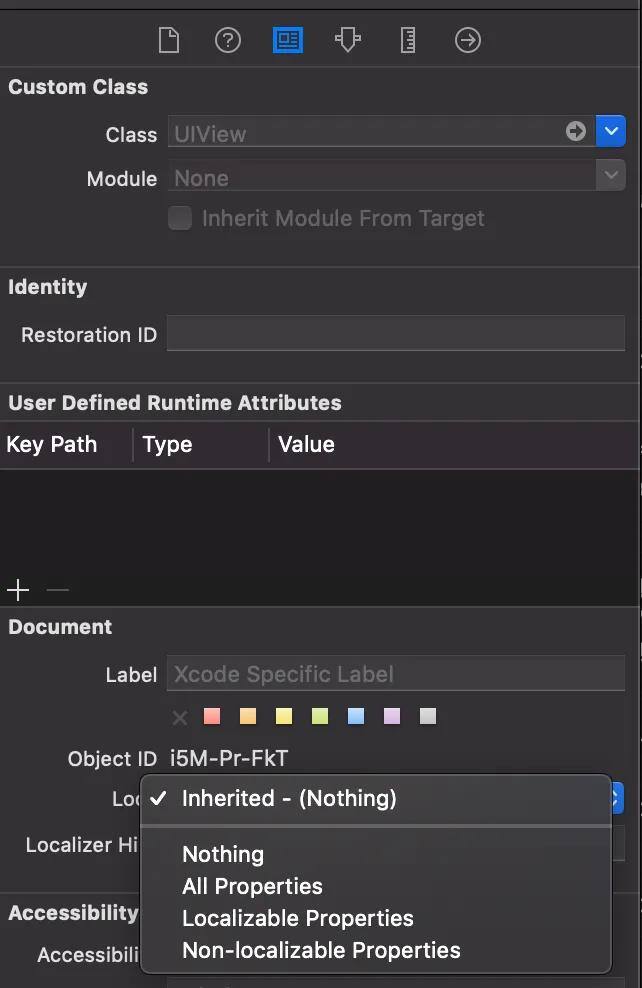 Choosing "All Properties" out of the list "Lock modification" in inspector panel