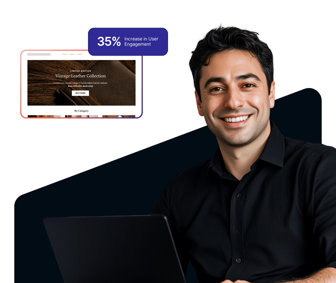 Graphic of a businessman