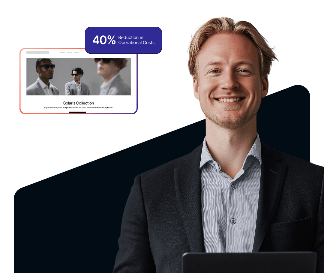 Graphic of a businessman