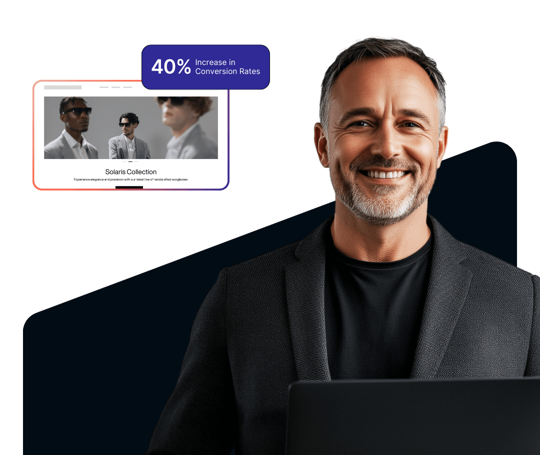 Graphic of a businessman