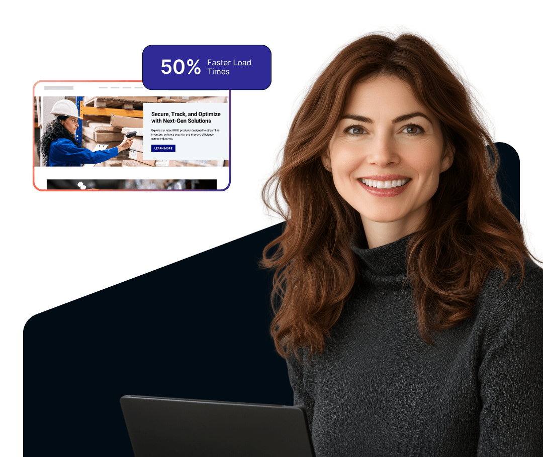 Graphic. of a businesswoman