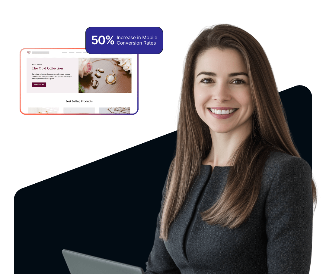 Graphic. of a businesswoman